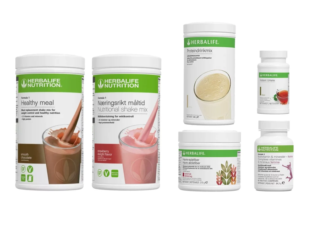 Herbalife - Sunn vektnedgang Program - IDEAL Månedspakke